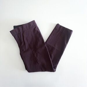 Banana Republic Sloan Trouser Purple Women's 4P Pants Twill Stretch